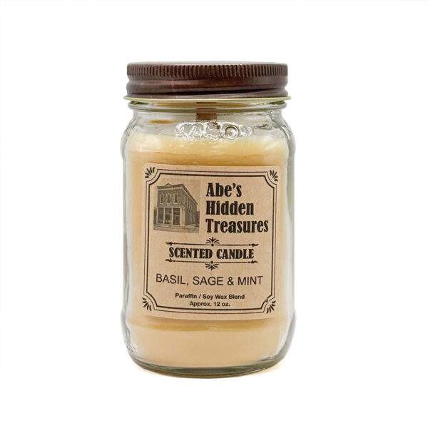 Basil, Sage & Mint Scented Candle