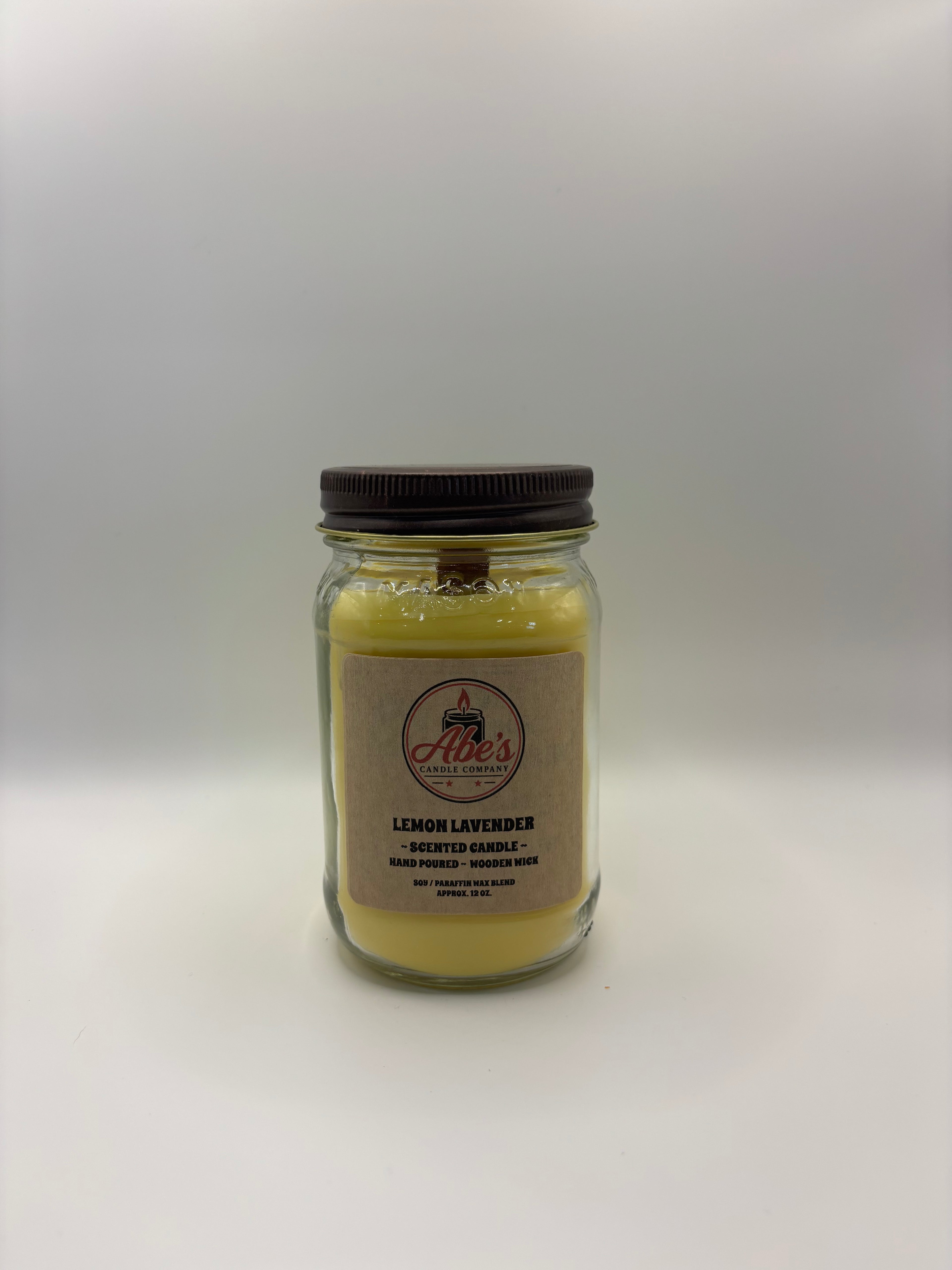 Lemon Lavender Scented Candle