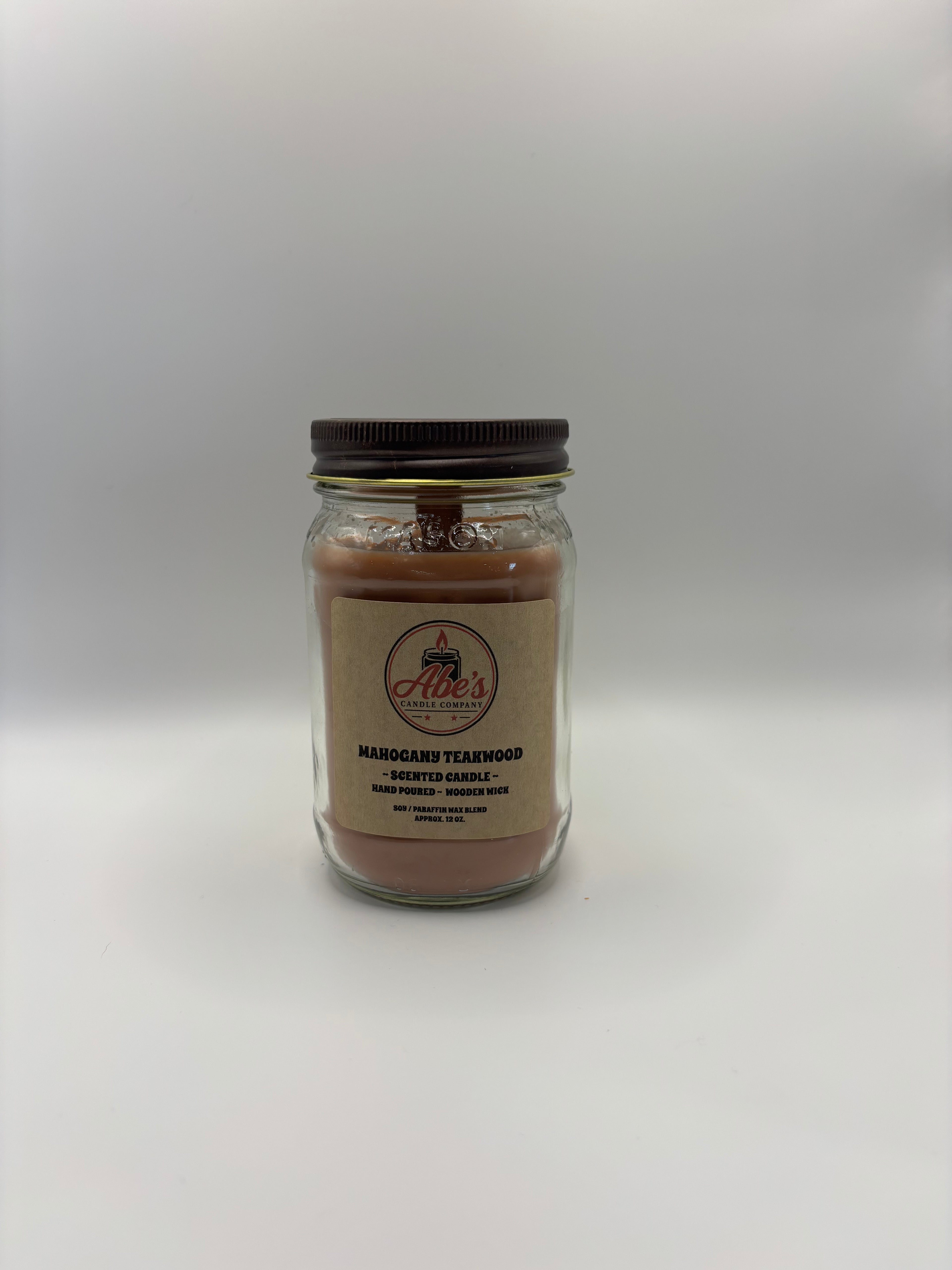 Mahogany Teakwood Scented Candle
