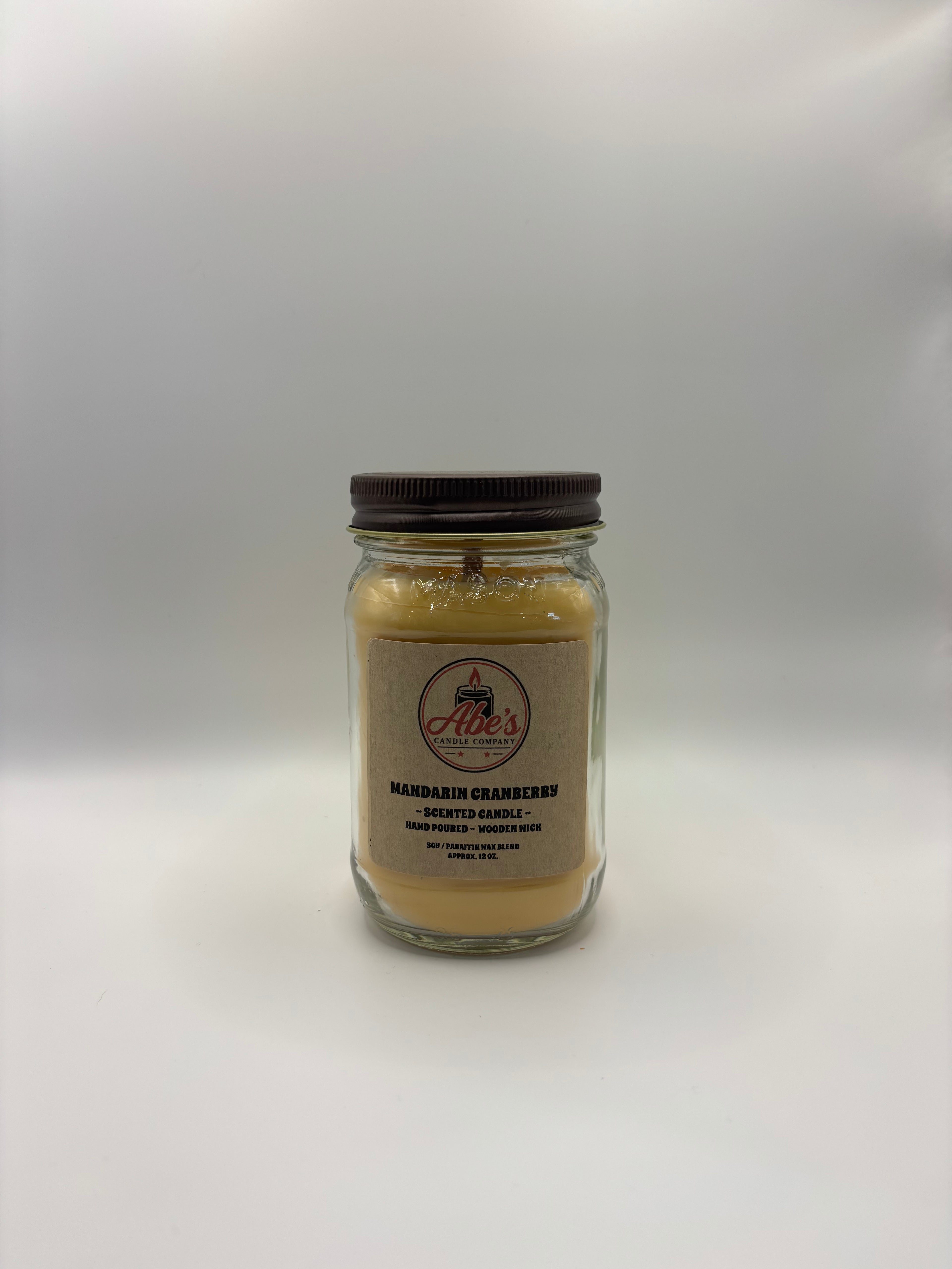 Mandarin Cranberry Scented Candle