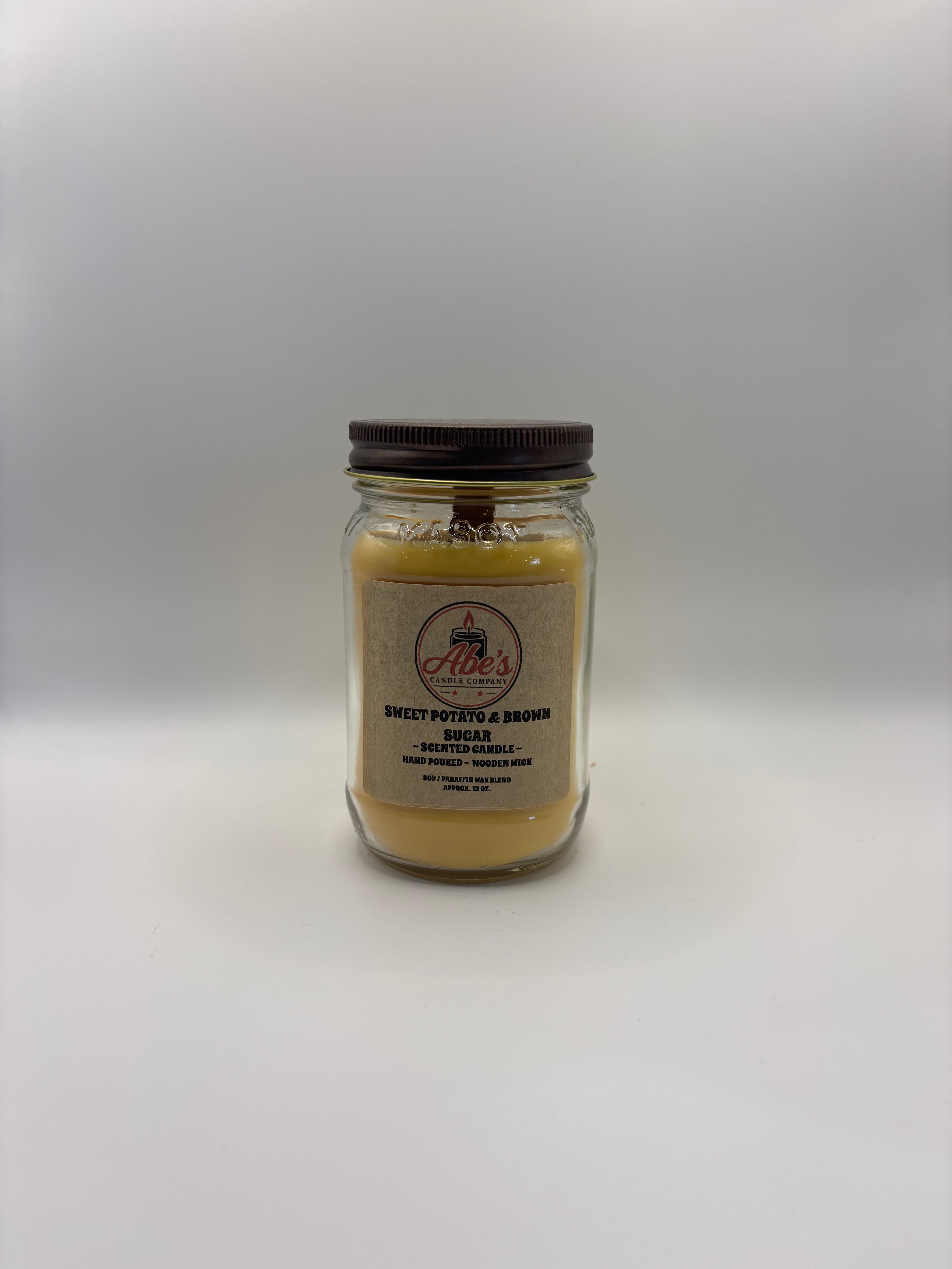 Sweet Potato & Brown Sugar Scented Candle