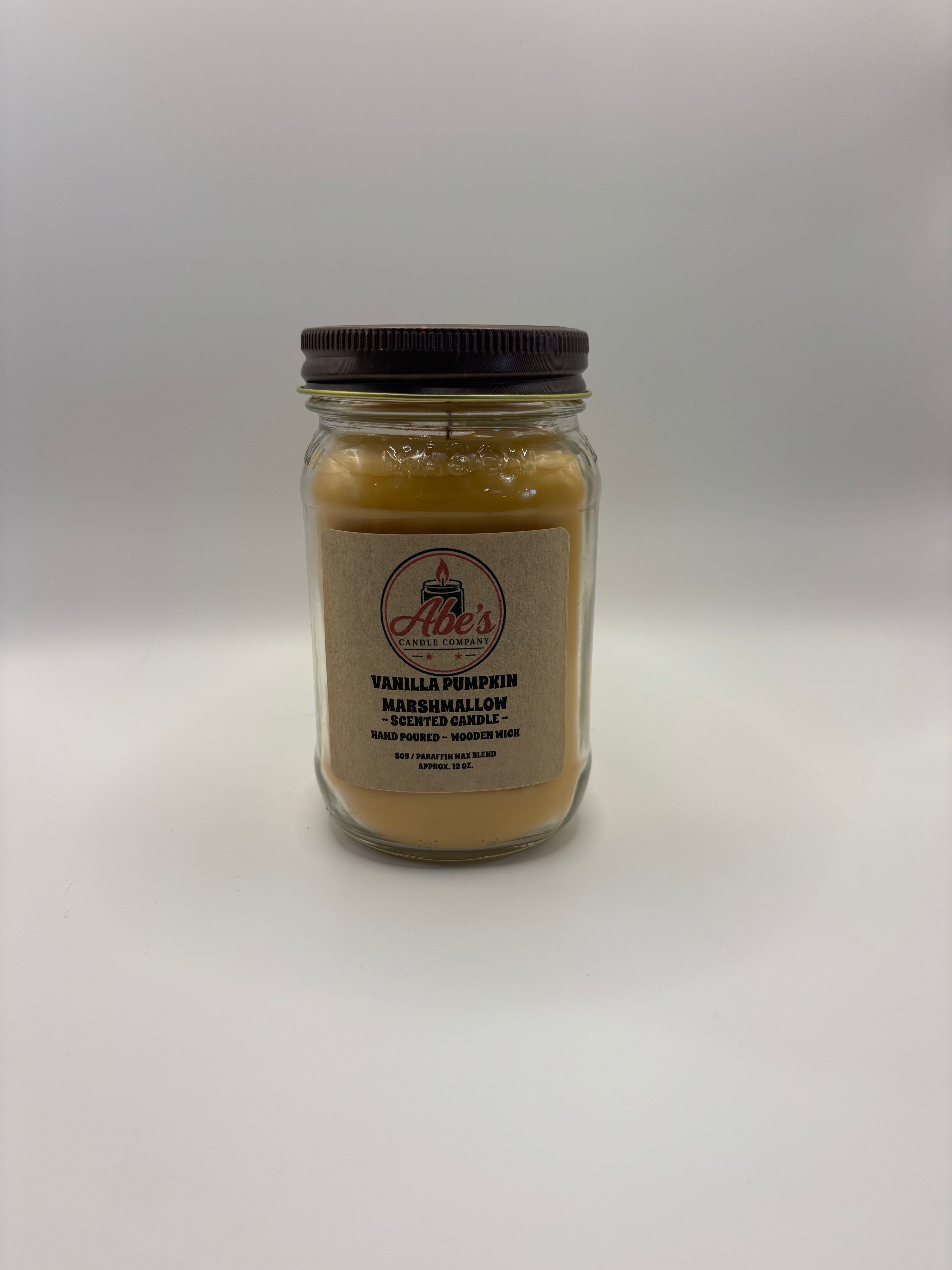 Vanilla Pumpkin Marshmallow Scented Candle