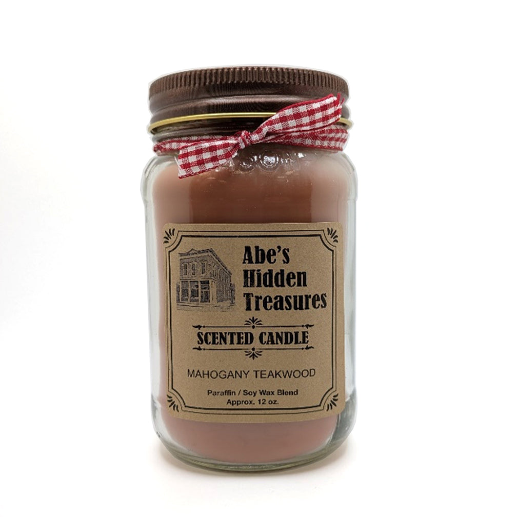 Mahogany Teakwood Scented Candle