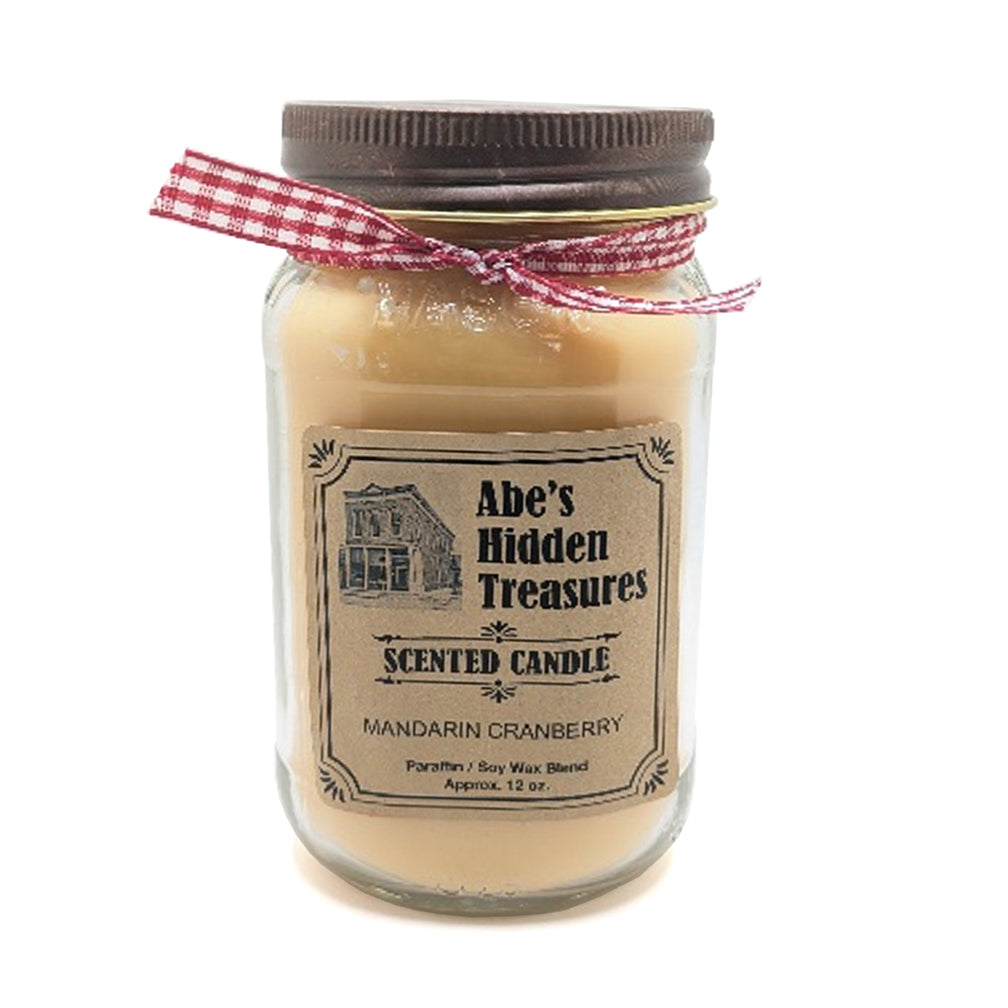 Mandarin Cranberry Scented Candle