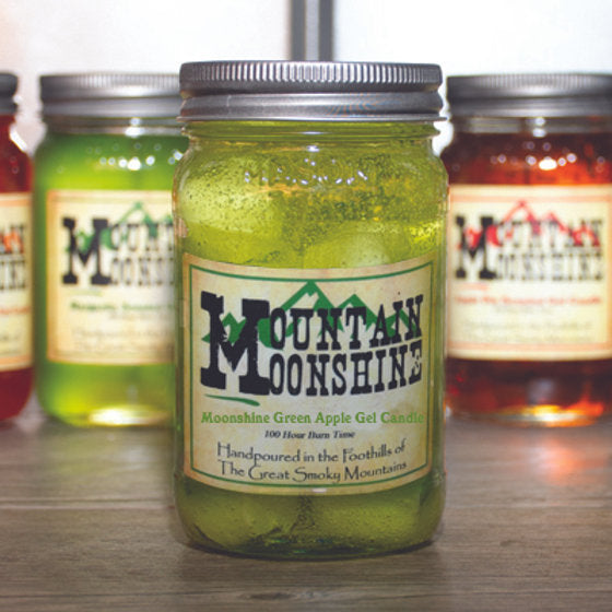 Green Apple Scented Gel Candle