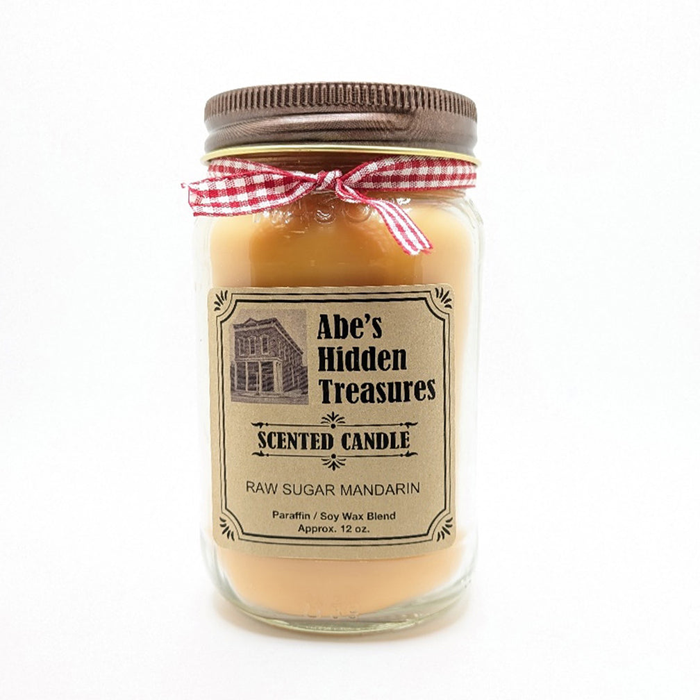 Raw Sugar Mandarin Scented Candle