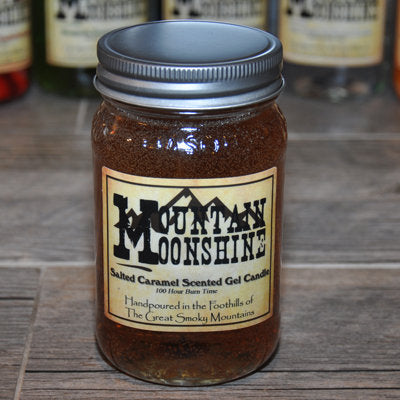 Salted Caramel Scented Gel Candle